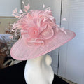 Chapeau de lin tendance style cour vintage pour les femmes