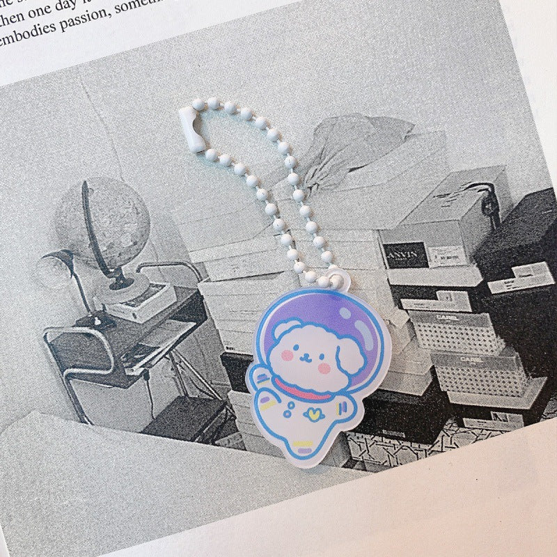 Boîte crayon de dessin animé cas mignon astronaute double-couche