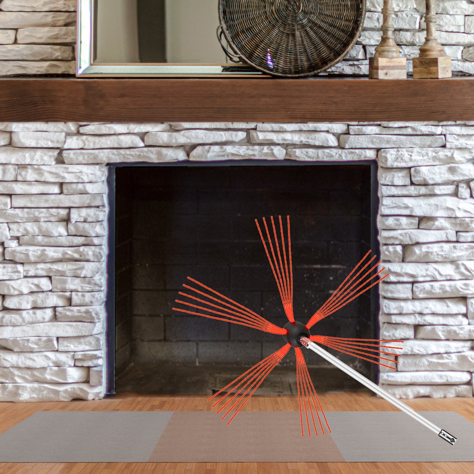 VEVOR Chimney Sweep Kit 26FT Longueur