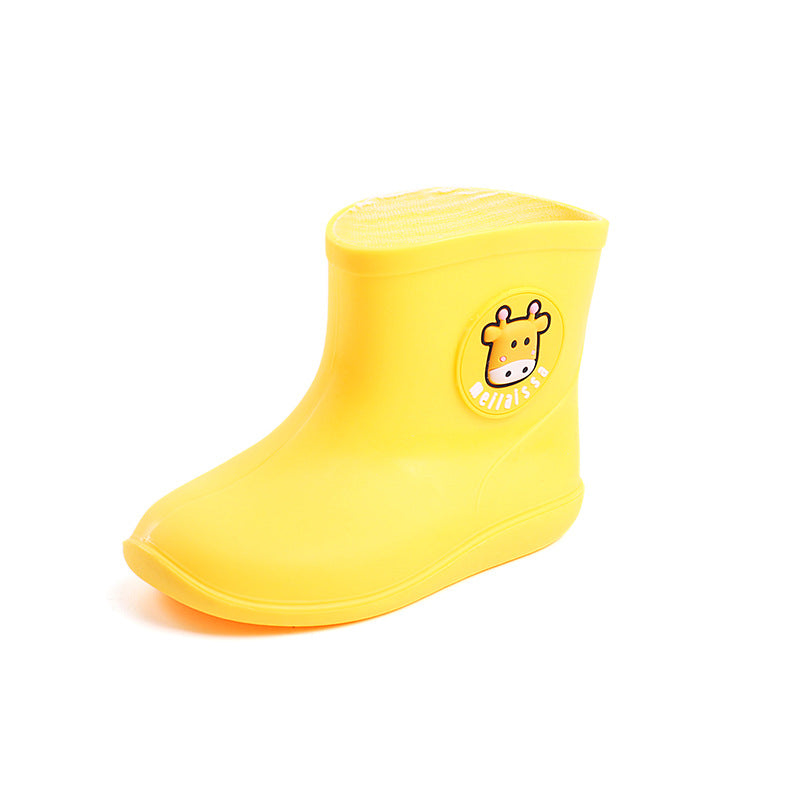 Bottes de pluie pour enfants Courte antidérapante