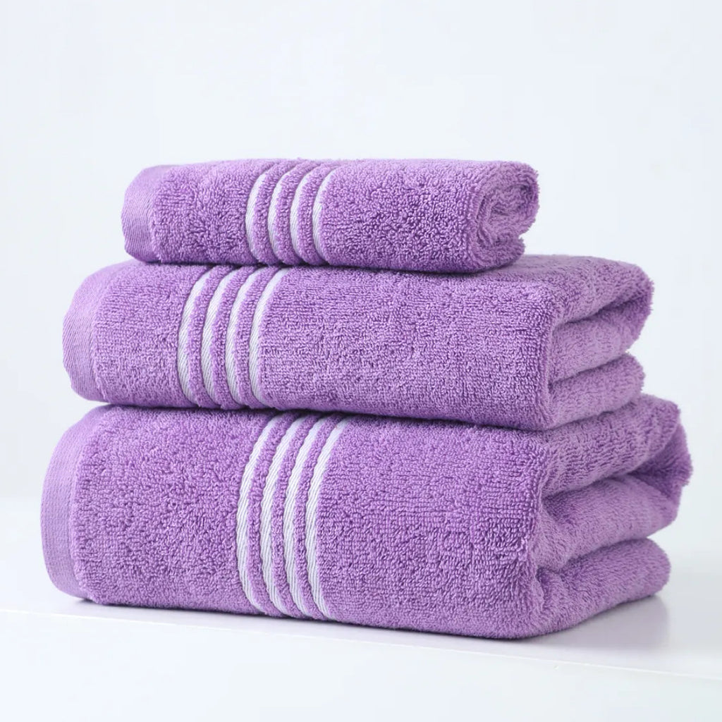 100 Coton Large Quick Absorbent et rapide Séchage Visage Serviette Set avec Serviette de bain