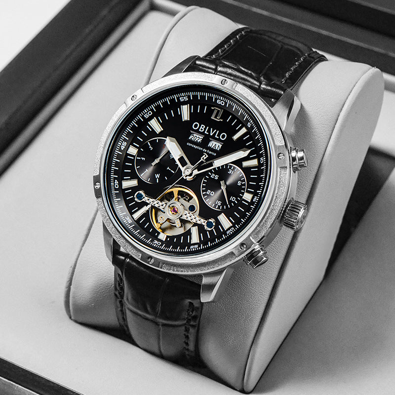 Montre de mode multifonctionnelle pour hommes