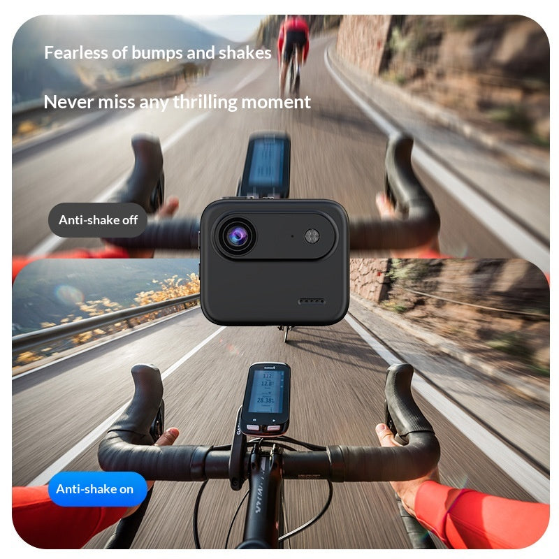4K HD Action Camera with Chest Mount for Stable Footage While Cycling