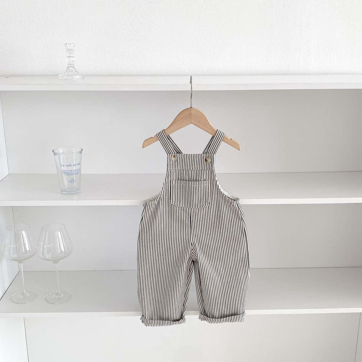 Le bébé et le jeune enfant Denim costume de saut occasionnel avec des paillettes