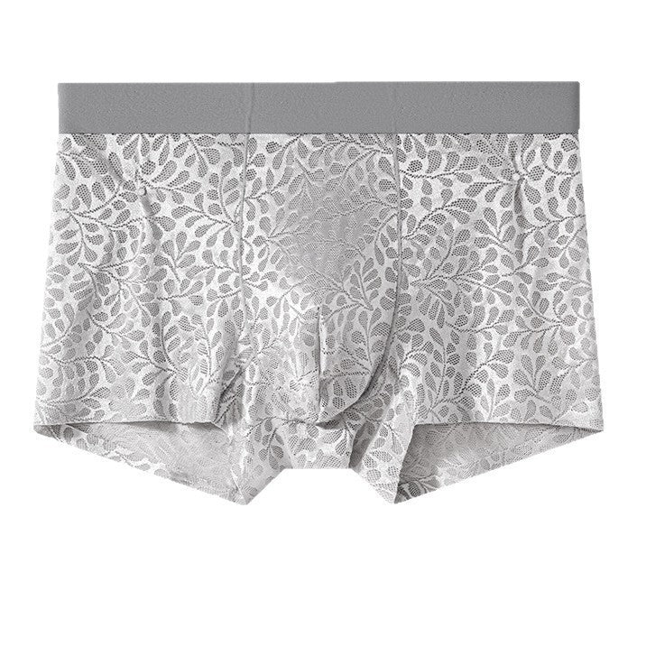 Sans couture Ice-silk Hommes Sous-vêtements Bare-feel Dentelle Sexy
