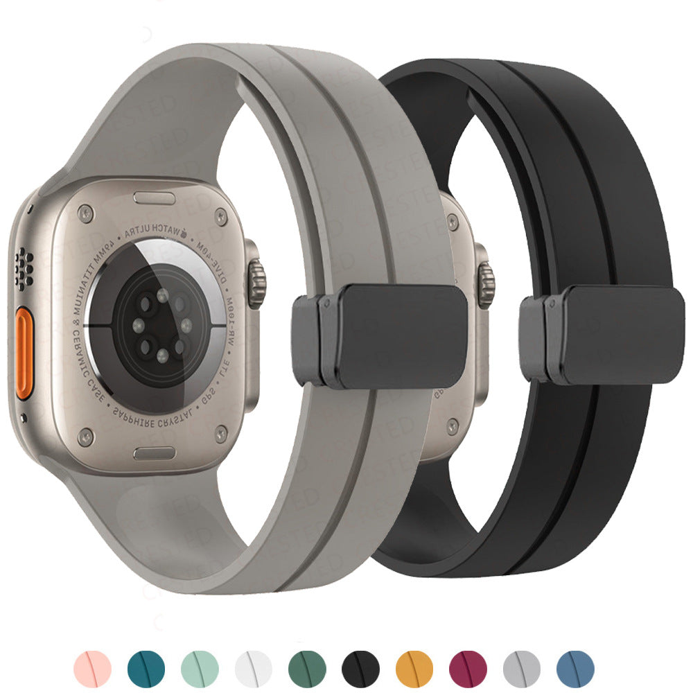 Bande magnétique en silicone pour Apple Iwatch