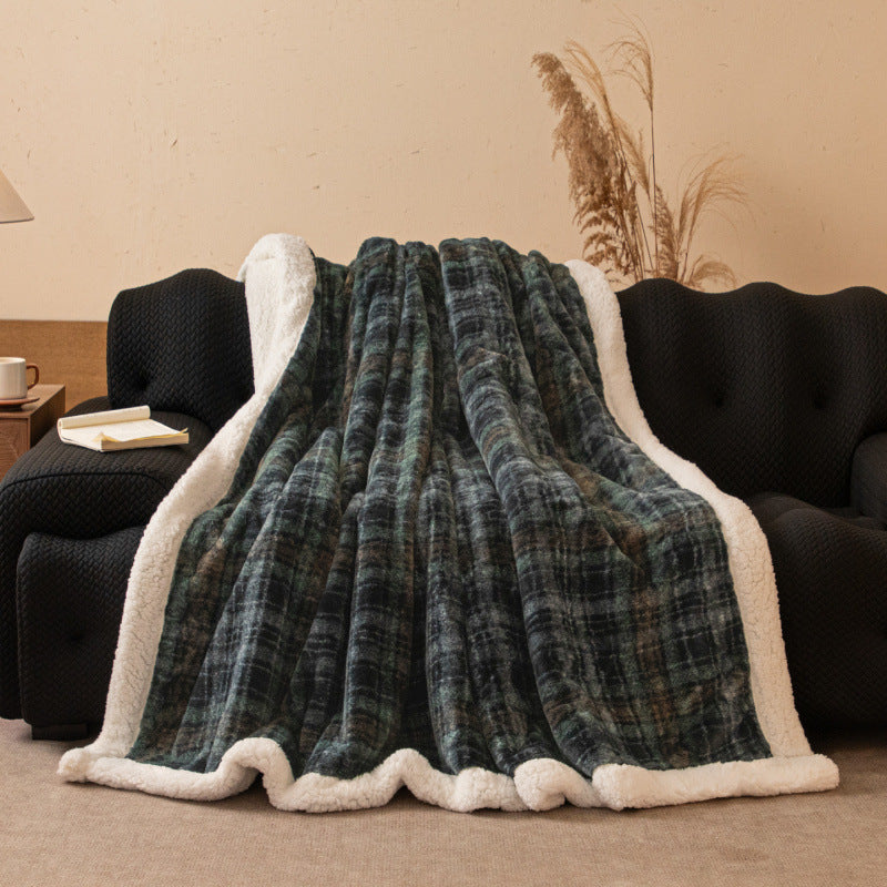 Couverture en châle à double couche épaissie