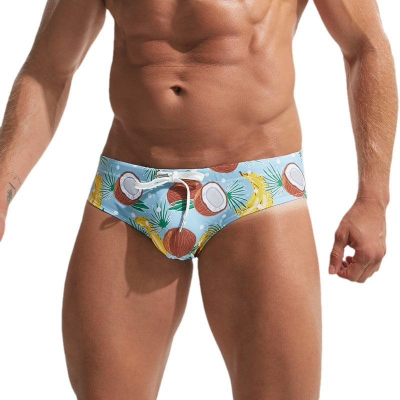 Trunks de natation rembourrés avant tendance et sexy pour hommes