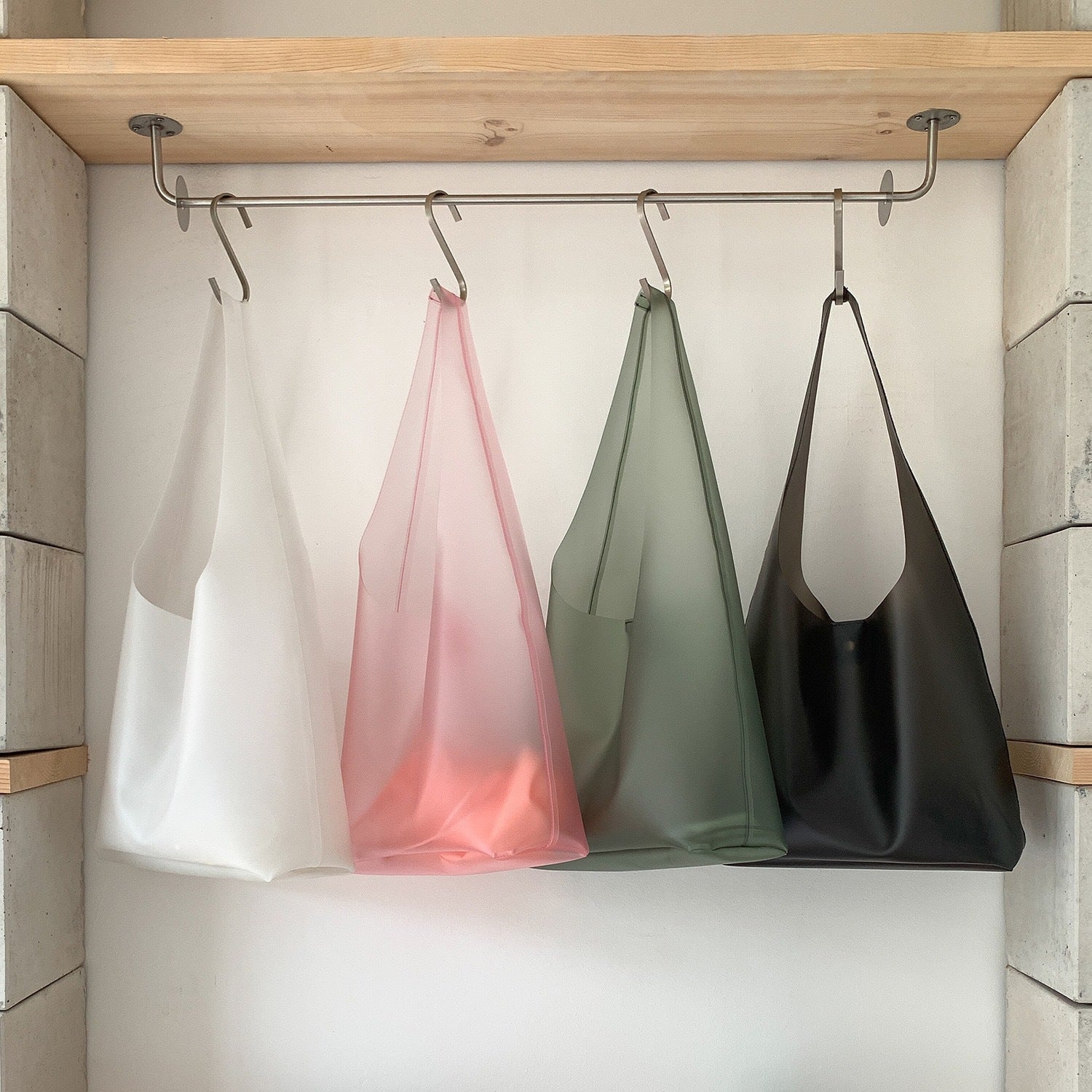 Mode de style coréen Grande capacité Transparent Jelly Bag