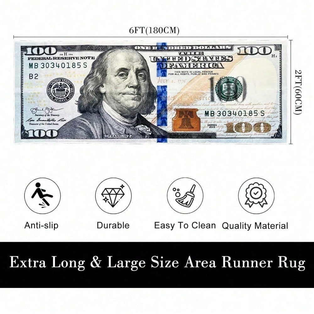 Zone de conception de cent dollars Rug