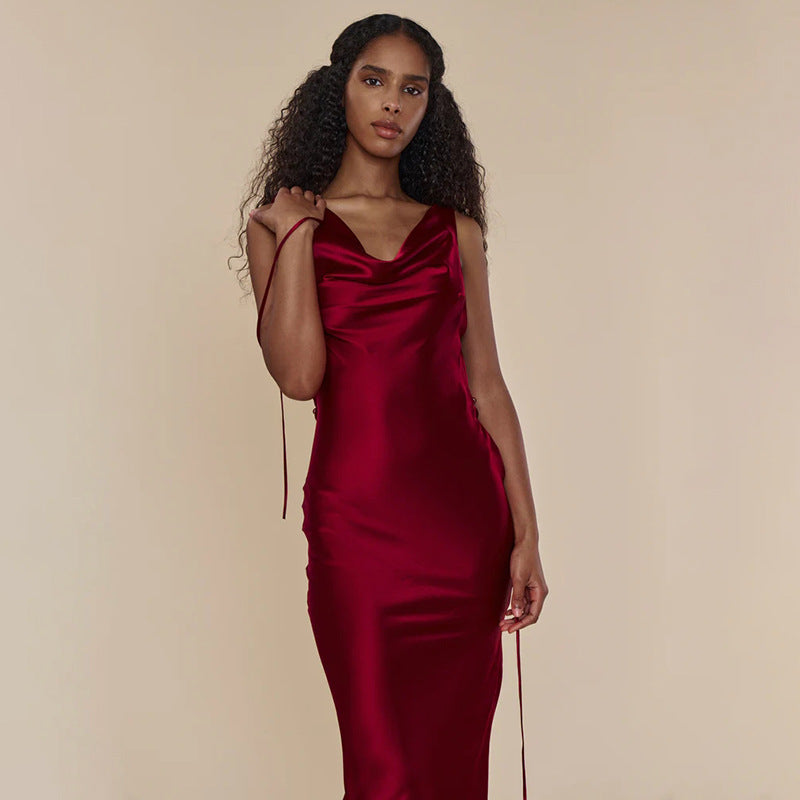 Vêtements pour femmes Banquet Style Soirée Dentelle Robe longue