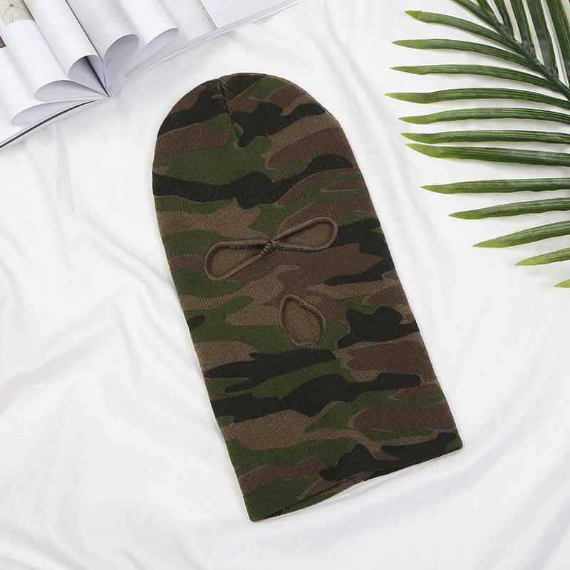 Chapeau à trois trous en camouflage pour hommes