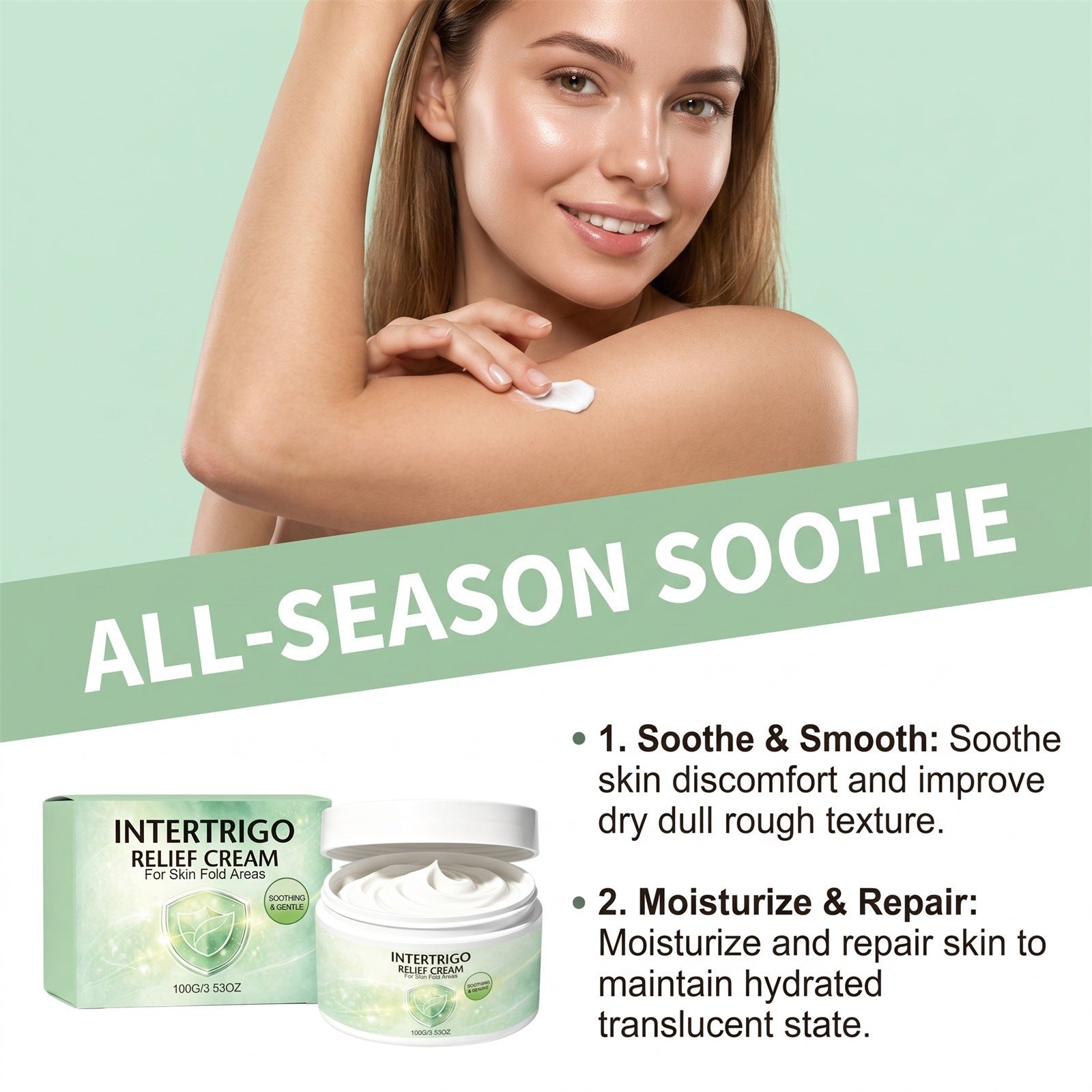 Crème de soin de la peau hydratante