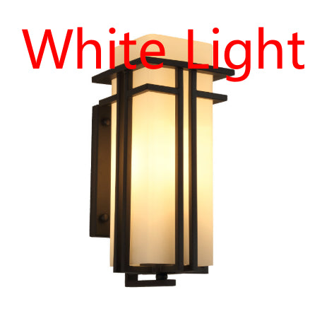 Lampe murale extérieure chinois style imperméable minimaliste et moderne