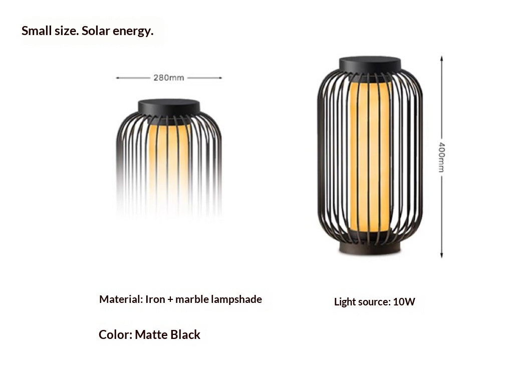 Lumières de pelouse et lumières de paysage de cour à énergie solaire