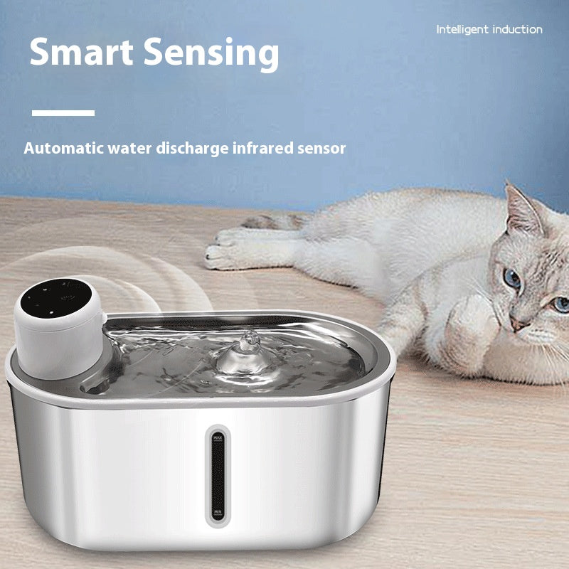 Non-plug-in Induction infrarouge Animaux de compagnie Boissons Fontaine