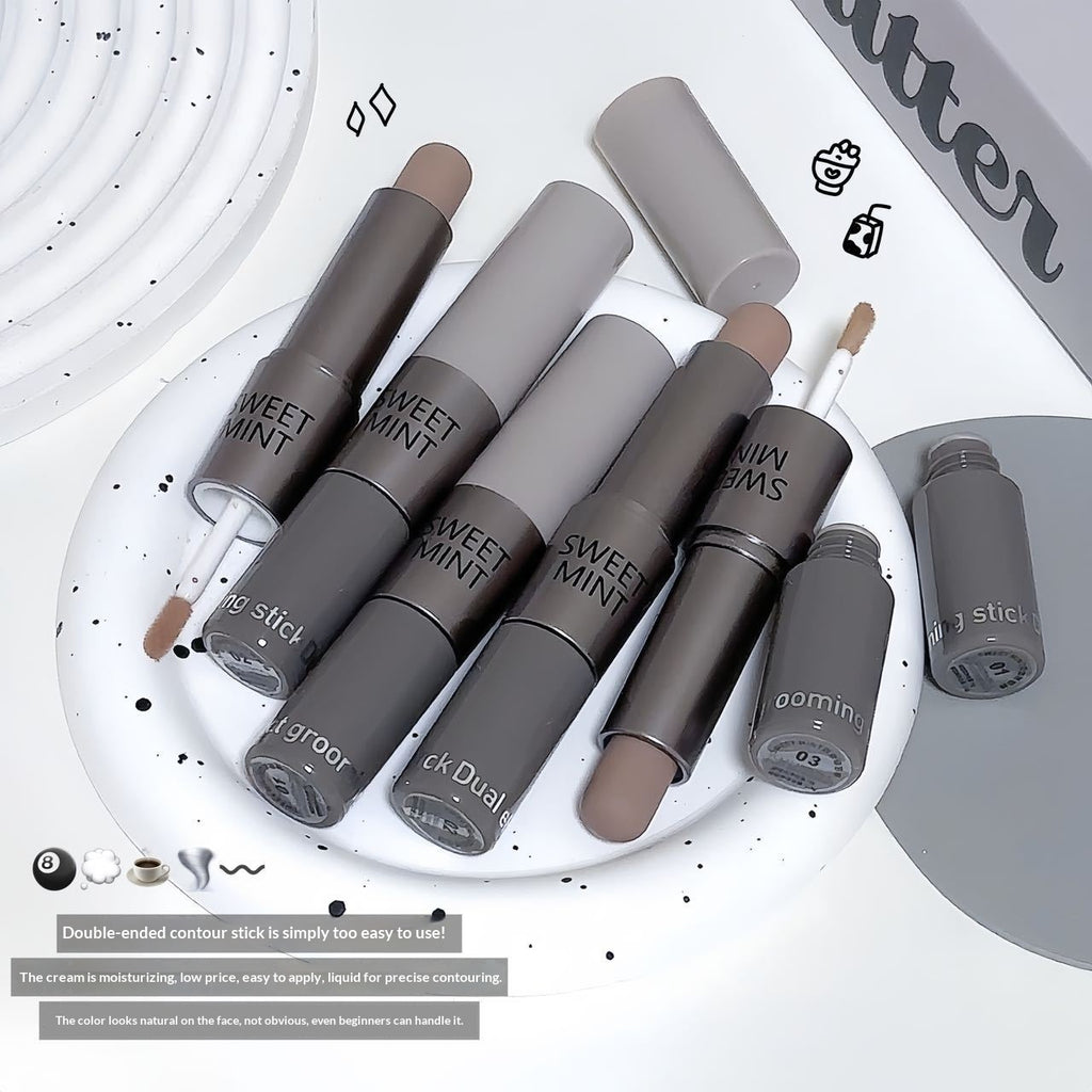 Bâton de Contour double-Effet Visage Contouring et Nez Shadow Matte Finition Bâton de Contour