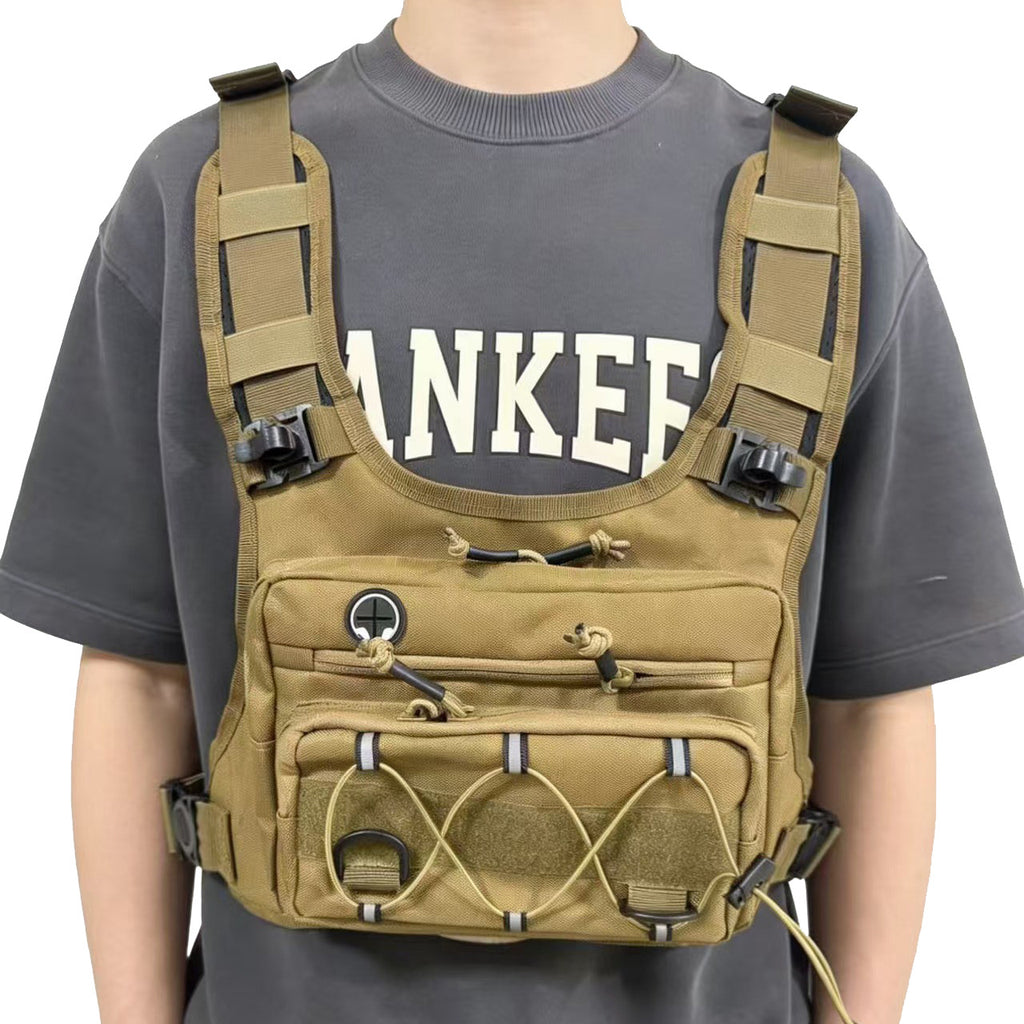 Tactical Chest Pack multifonctionnel adapté à la course sur piste