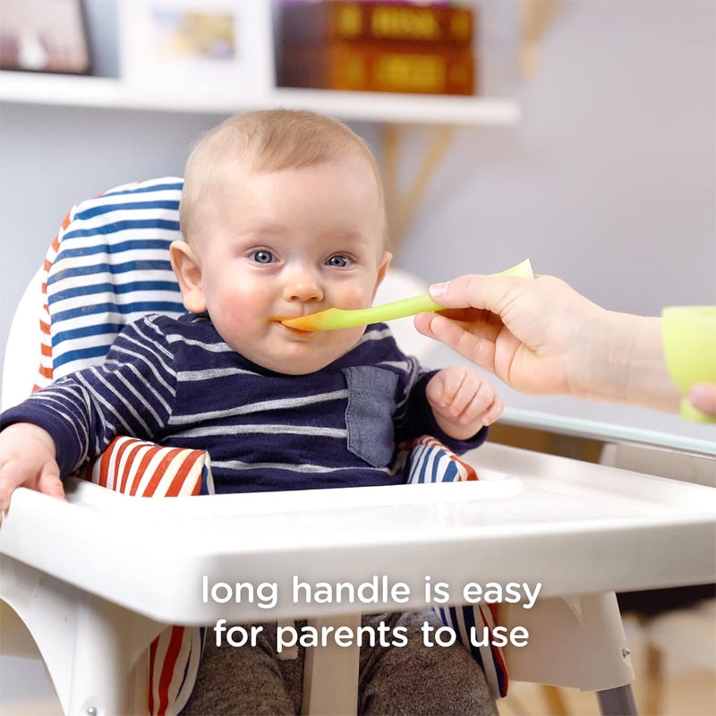 Spoon d'entraînement 2pack Silicone Soft-Tip pour le sevrage de bébé