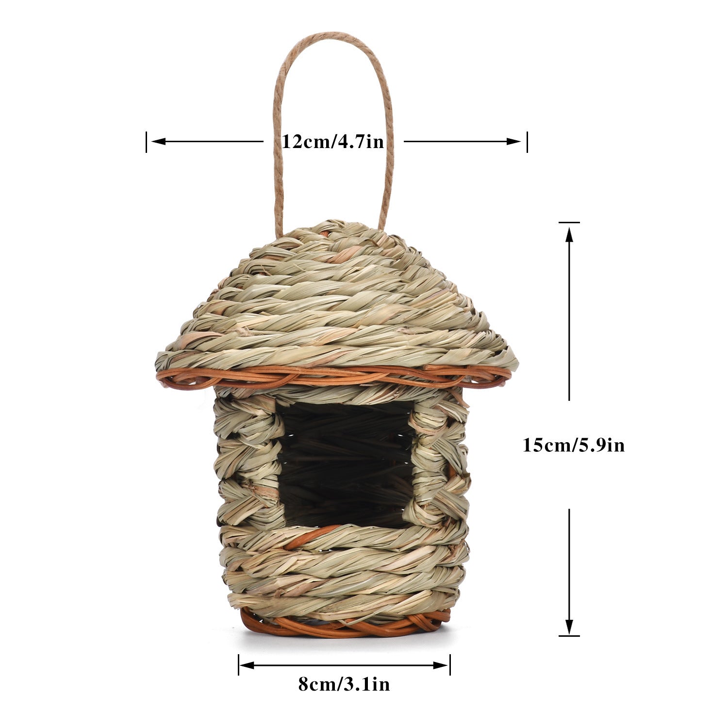 Paille Bird Nest Finition artisanale créative