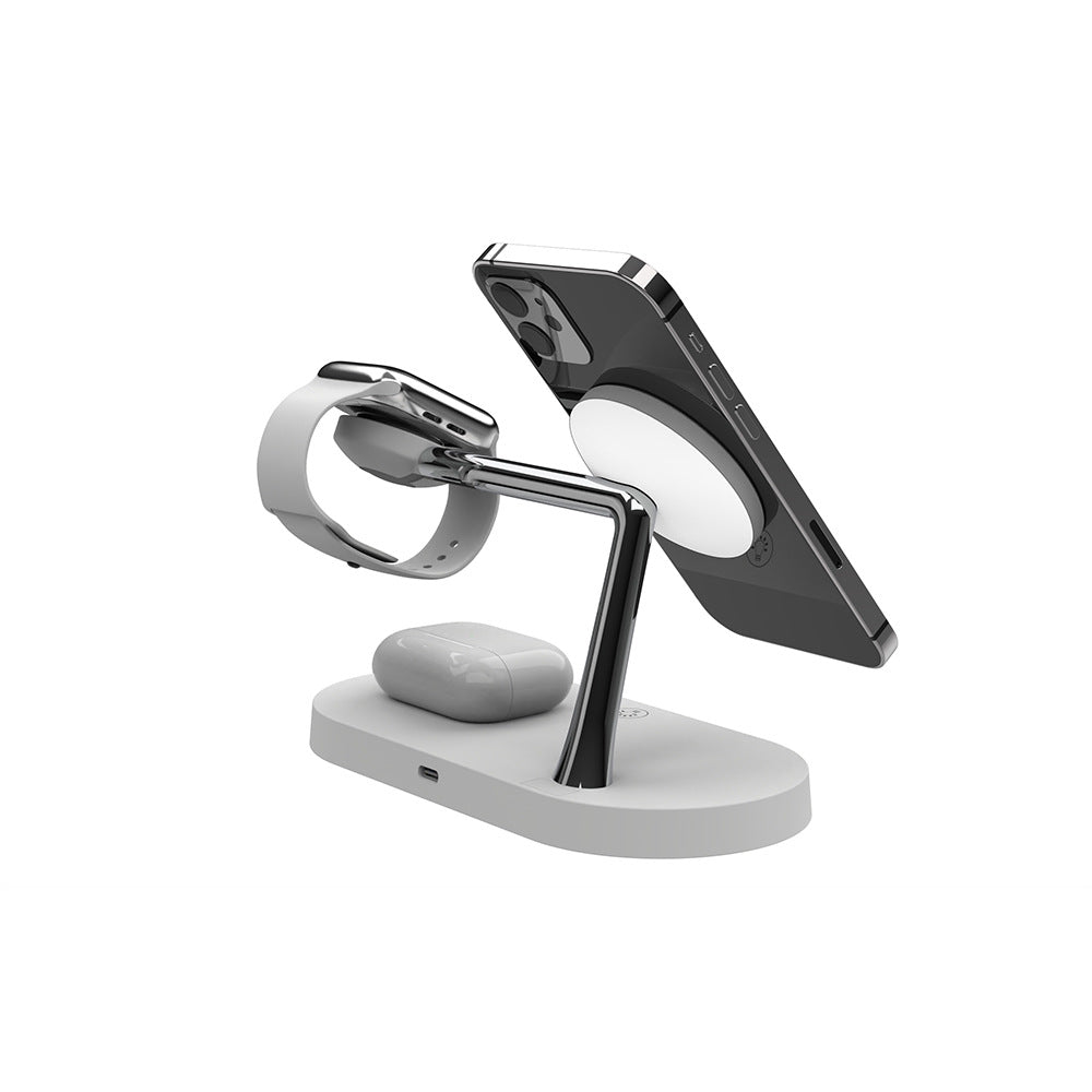 Bracket magnétique à charge intelligente en trois en un