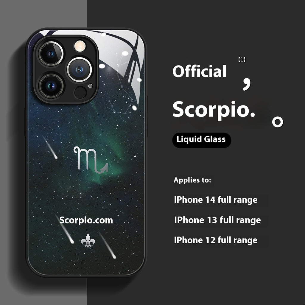 Constellation Symbole boîtier de téléphone verre liquide