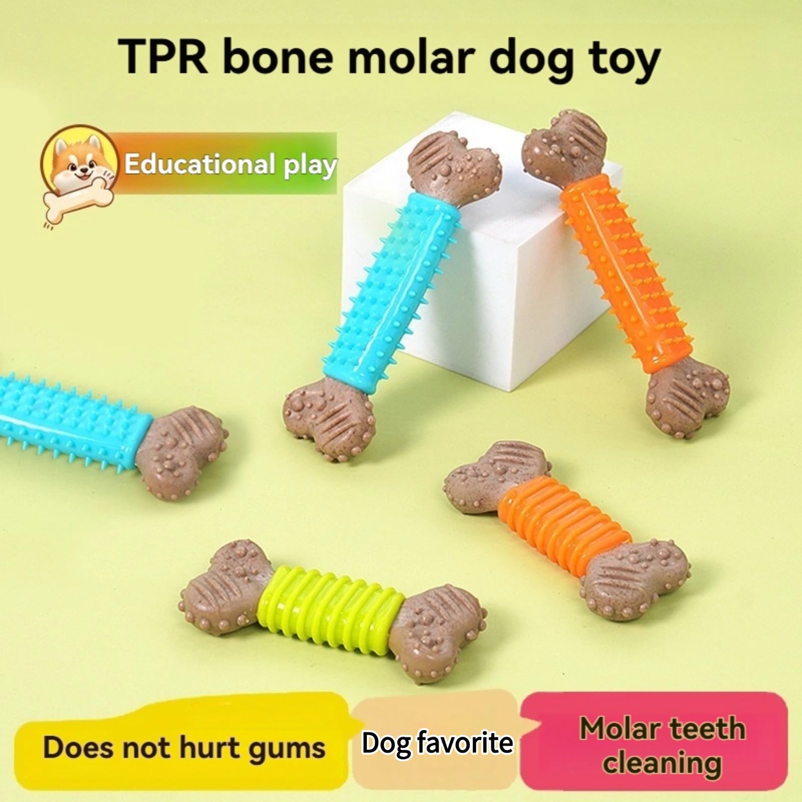 Jouets à croquer pour chiens pour brochettes agressives
