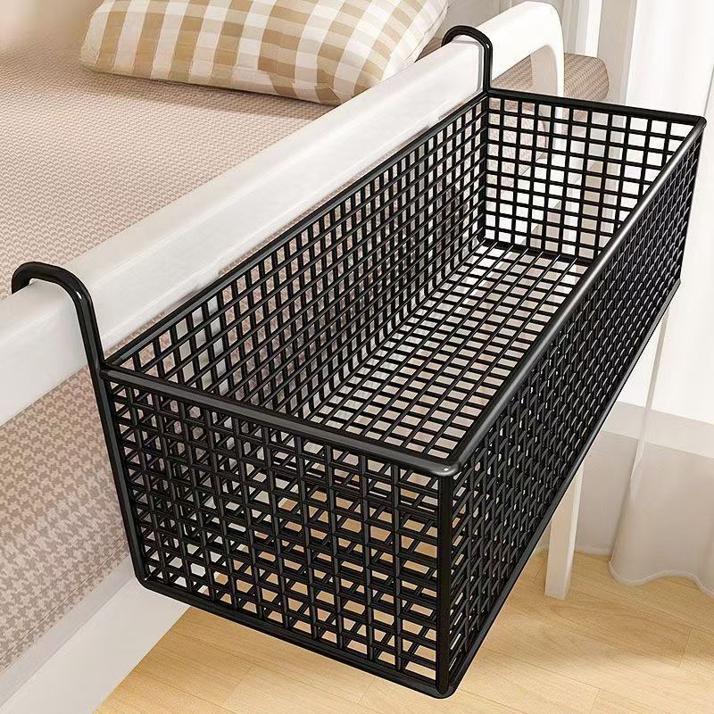 Panier suspendu côté lit avec rack de rangement Crochets