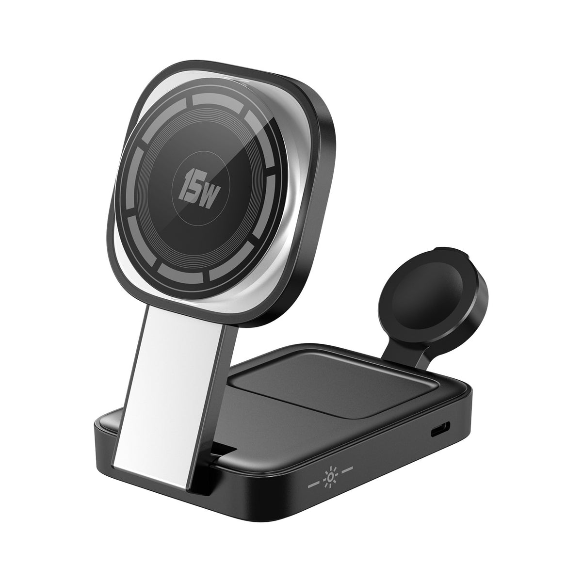 15W Three-in-One Foldable Portable Wireless Charger