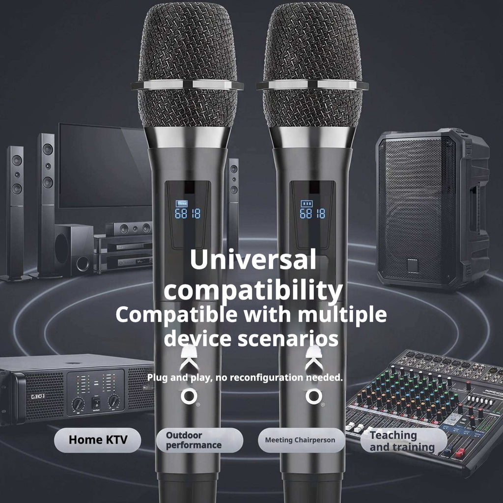 KP-10 11 12 Microphone sans fil universel 2.4G le plus vendu1 à 2 micros portables
