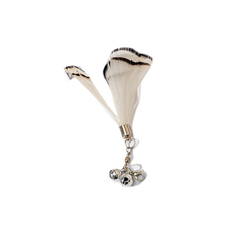 Tête de remplacement de plumes Cat Teaser Wand avec Bell