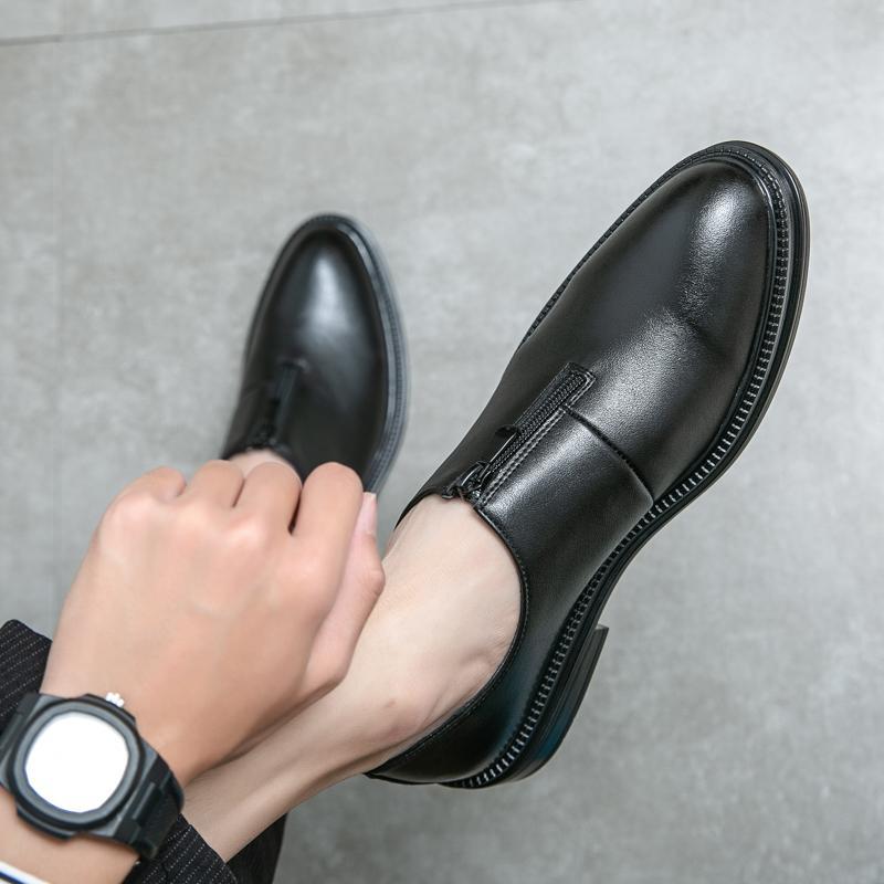 Style coréen Trendy Business Formal Pointed-toe Slip-on