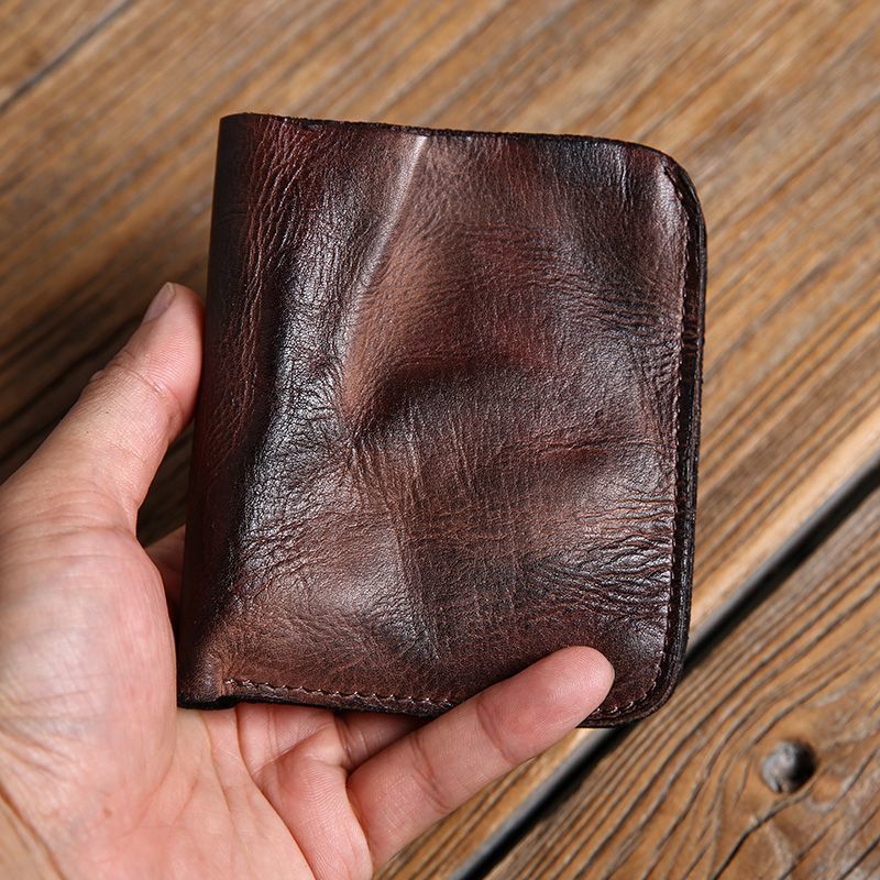 Short Retro hommes Business Simplicité Niche Vertical Wallet