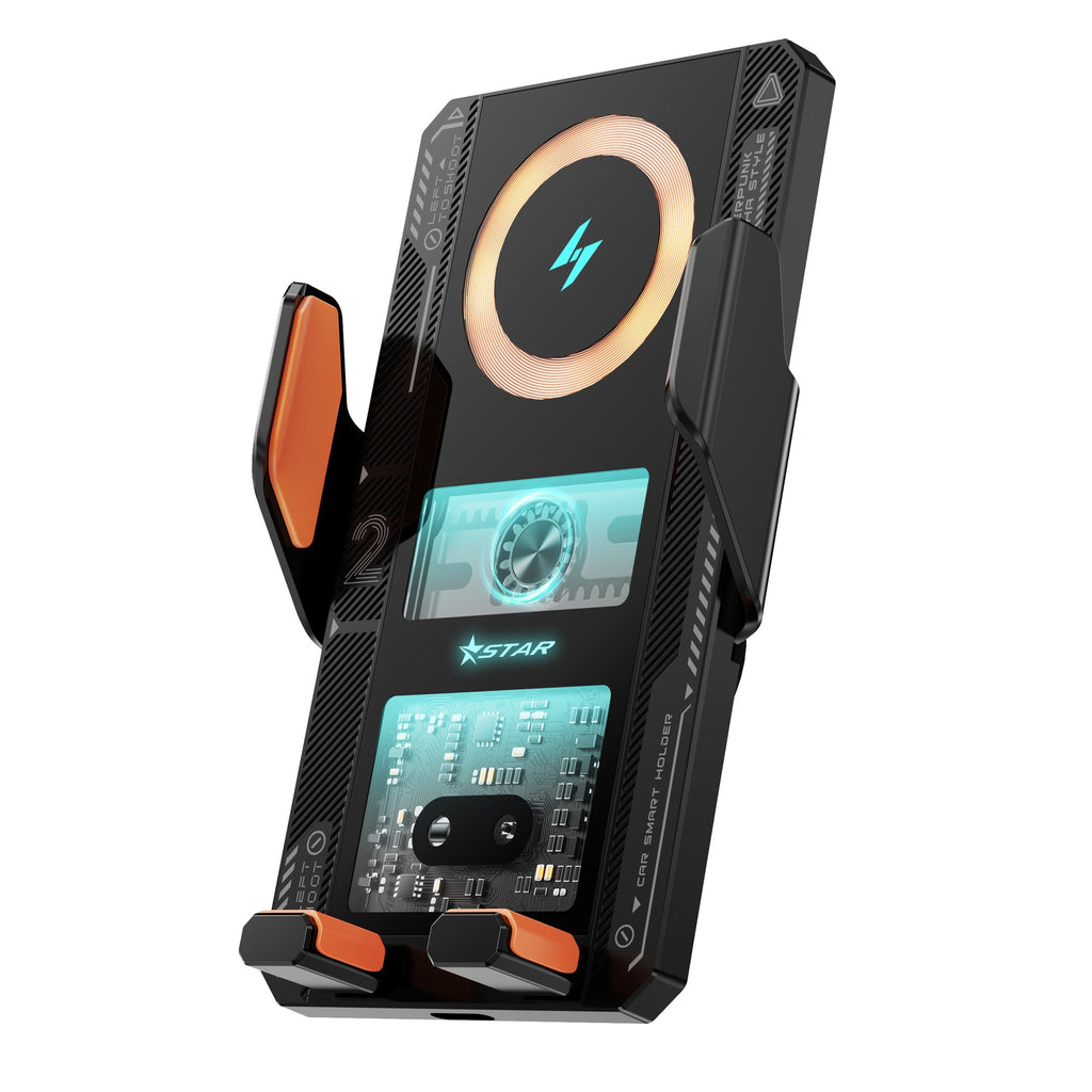 Chargeur sans fil de style mécanique haut de gamme avec détection automatique conçue spécifiquement Fo