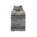 Gris Fair Isle Sweater Little Dog Teddy Sweater Automne Et l'hiver