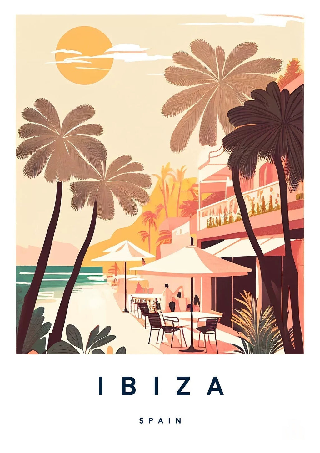 Décoration d'affiche de la ville européenne de voyage de Florence