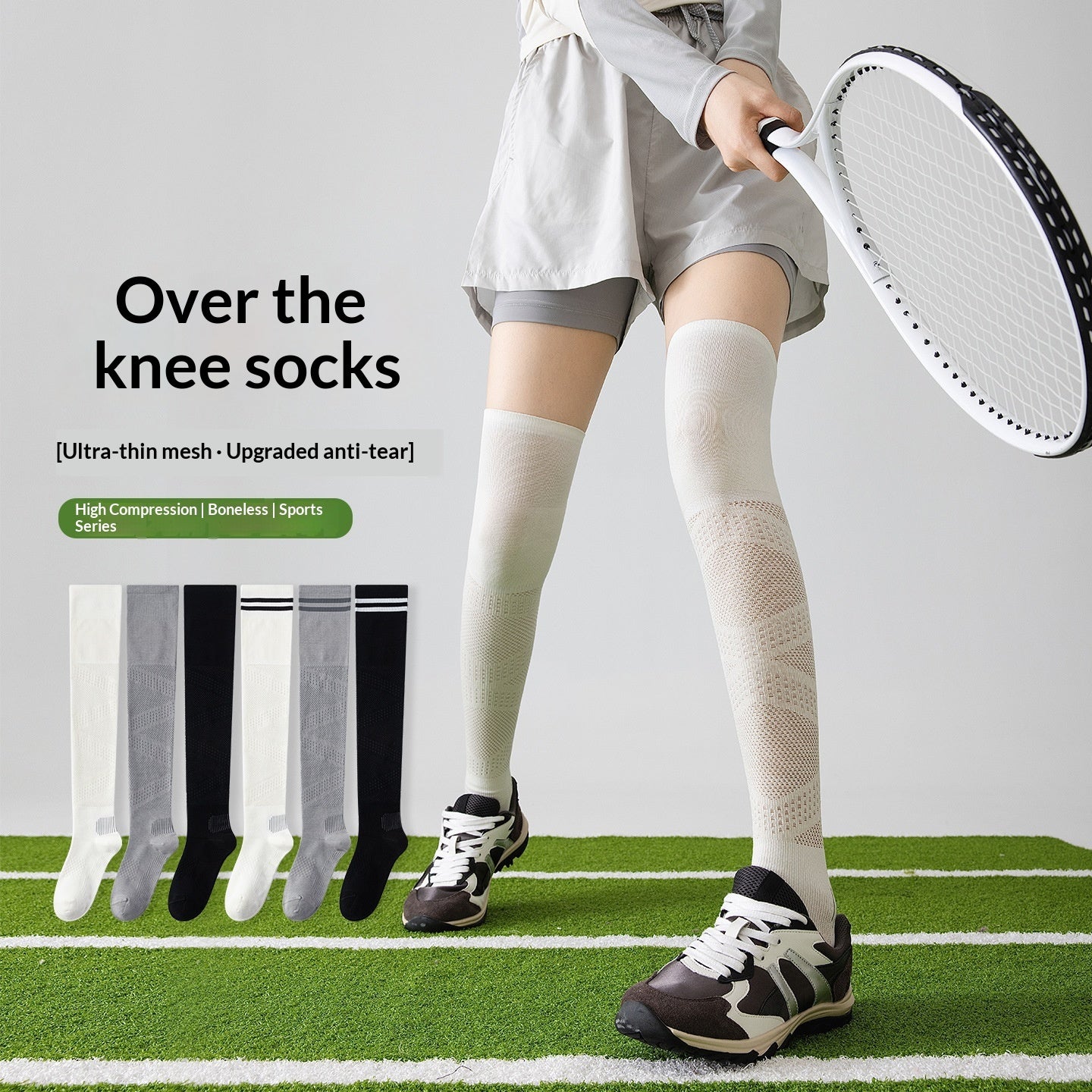 Meilleures ventes de chaussettes à basse pression Athletic Knee-high