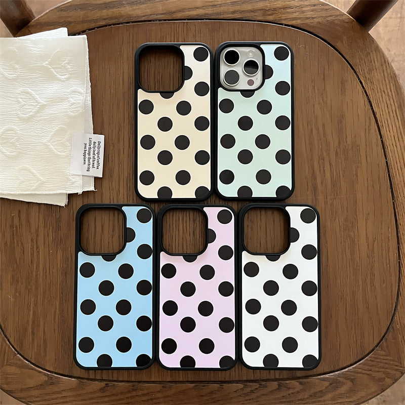 Coque de téléphone simple Dot Diamond résistant à la goutte
