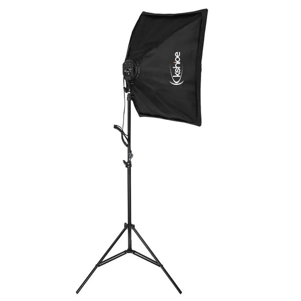 Parapluies blanches 45W Argent Parapluies noires Boîte à lumière douce Fond Stand Light Stands Fo