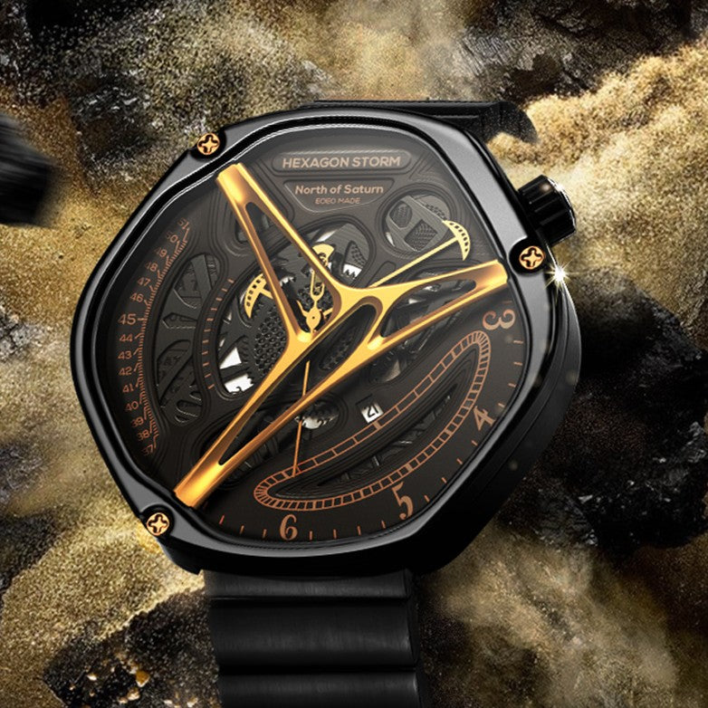 Men's Hollowed Out Alien montre haut de gamme