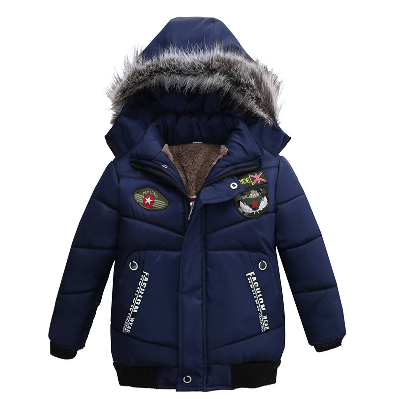 Vestes en coton pour petits et moyens garçons