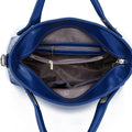 Femmes 4Pcs Poignée supérieure Satchel Hobo PU sac à main en cuir Set grand sac à épaule à bout Ca