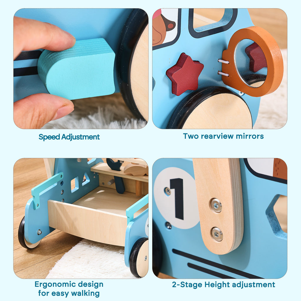 Jouet bébé et tout-petit Walker Jouet multifonctionnel Baby Push Cart