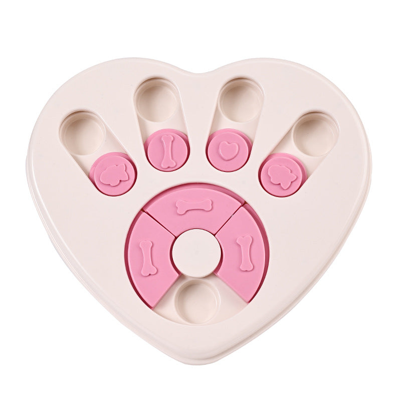 Puzzle de chien Jouet d'alimentation lente