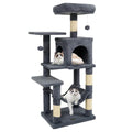 Arbre de chat multi-niveaux de 44" avec perche de dessus spacieuse