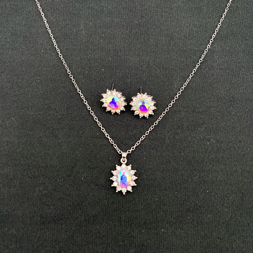 European and American Fashion SUNFLOWER Zircon Ear Stud Collier