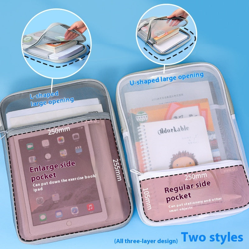 Type L Sujet Sujet Classification Dossier Sac d'entreposage transparent en papier d'essai