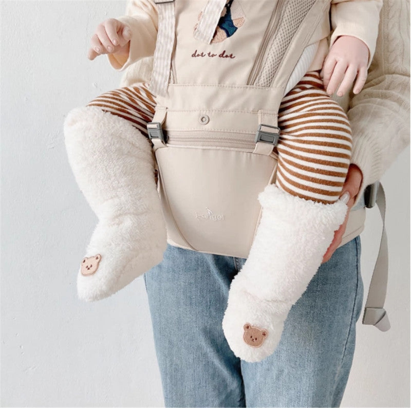 Couvre-pieds de bébé Couvre-chaussures chaudes épaisses Protège-pieds Couvre-chaussures d'hiver