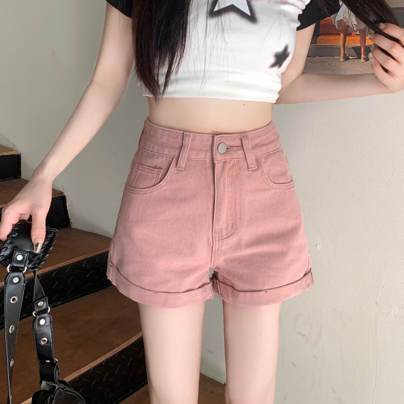 Hong Kong Style Denim Shorts Été des femmes