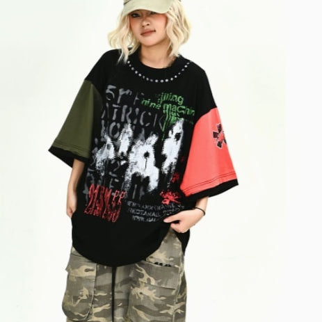 T-shirt post-apocalyptique Graffiti Rock